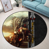 Premium Polish Winged Hussars Circle Rug