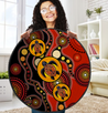 Aboriginal Turtles Australia Indigenous Painting Art Circle Rug