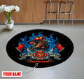 Customize Name Firefighter Circle Rug MH01062105