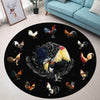 Rooster Circle Rug Pi24052106