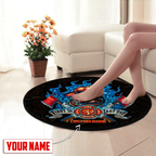 Customize Name Firefighter Circle Rug MH01062105
