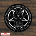 Customize Name Satanic Circle Rug MH24052101