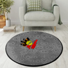 Aboriginal Australia In my heart Indigenous Painting Art Circle Rug