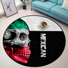 Skull Mexican Circle Rug