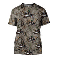 3D All Over Printed Hunting Duck Shirts-Apparel-HP Arts-T-Shirt-S-Vibe Cosy™