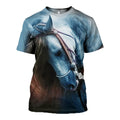 3D All Over Printed Horse Tops-Horse-HP Arts-T-shirt-XS-Vibe Cosy™