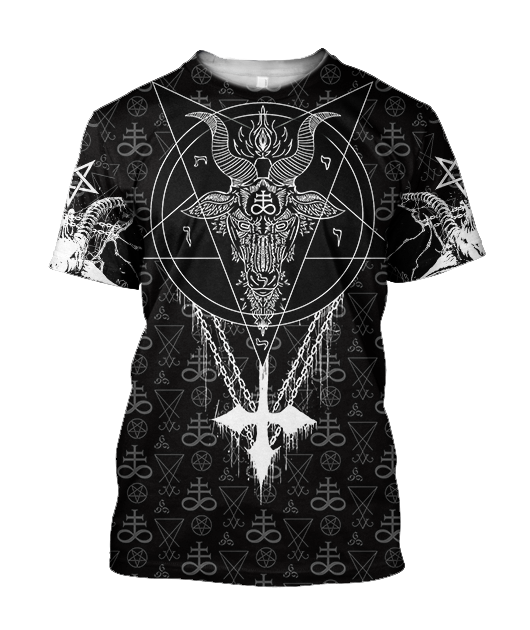 Satanic 3D All Over Printed Hoodie MP856CHV