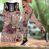 Deer Flowers Combo Tank + Legging TT062036-Apparel-TT-S-S-Vibe Cosy™