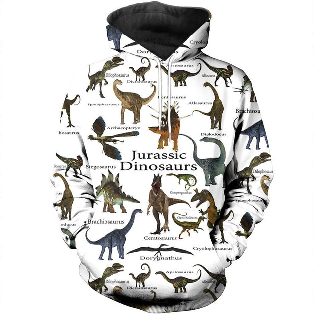 3D All Over Printed Dinosaurs Shirts and Shorts-3D All Over Printed Clothes-HP Arts-Normal Hoodie-XS-Vibe Cosy™