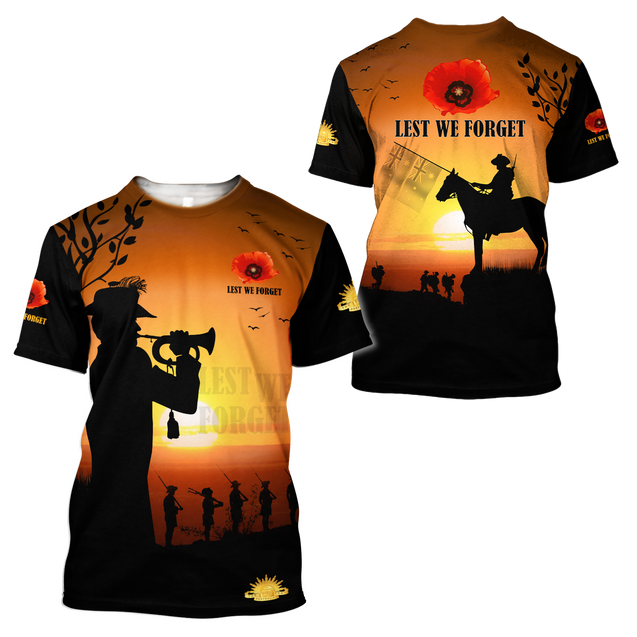 Premium Anzac Day 3D Printed Unisex Shirts TN