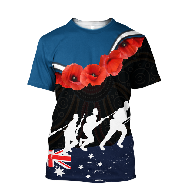 Anzac Day 3D Printed Unisex Shirts TN