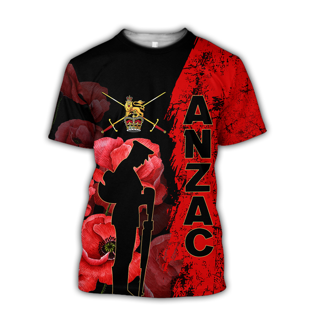 Premium Anzac Day British Army 3D Printed Unisex Shirts TN NTN05042105