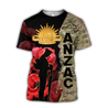 Premium Anzac Day Camo 3D Printed Unisex Shirts TN NTN08042101