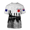 Premium Anzac Day New Zealand Maori Tattoo 3D Printed Unisex Shirts TN