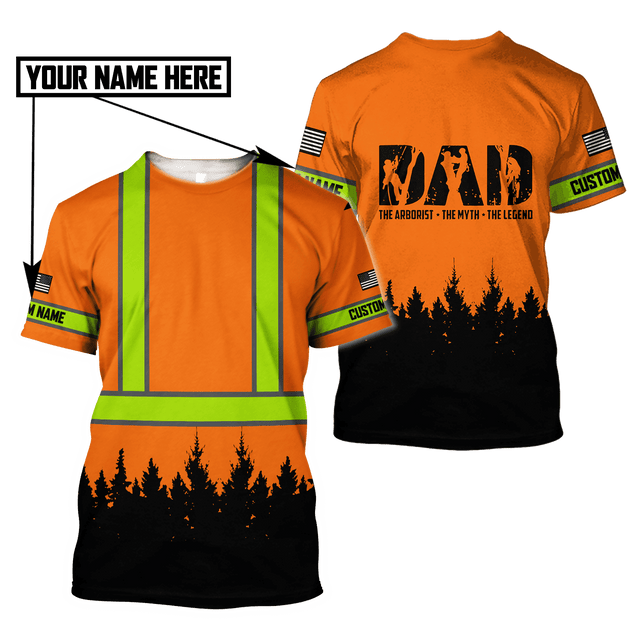 Custom name Arborist 3d hoodie shirt for men and women HHT17042102