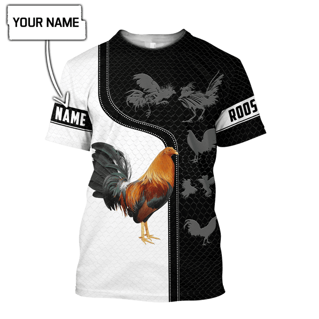 Personalized Rooster 3D Printed Unisex Shirts DD04052105