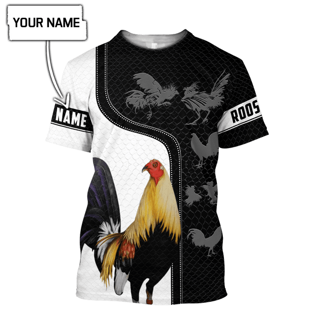 Personalized Rooster 3D Printed Unisex Shirts DD04052106