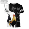 Personalized Rooster 3D Printed Unisex Shirts DD04052106