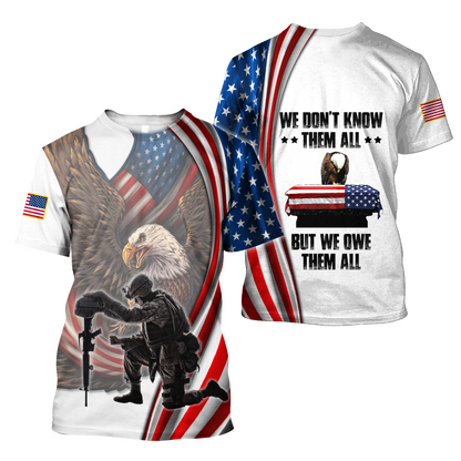 US Veteran 3D All Over Printed Unisex Hoodie