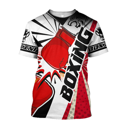 Boxing 3D All Over Printed Unisex Shirts