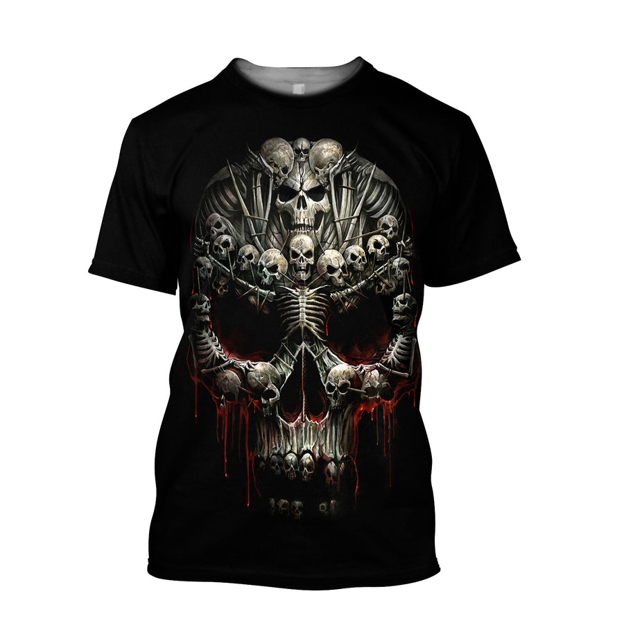 Death Bones Skull Custom Unisex T- Shirt NTN10112201