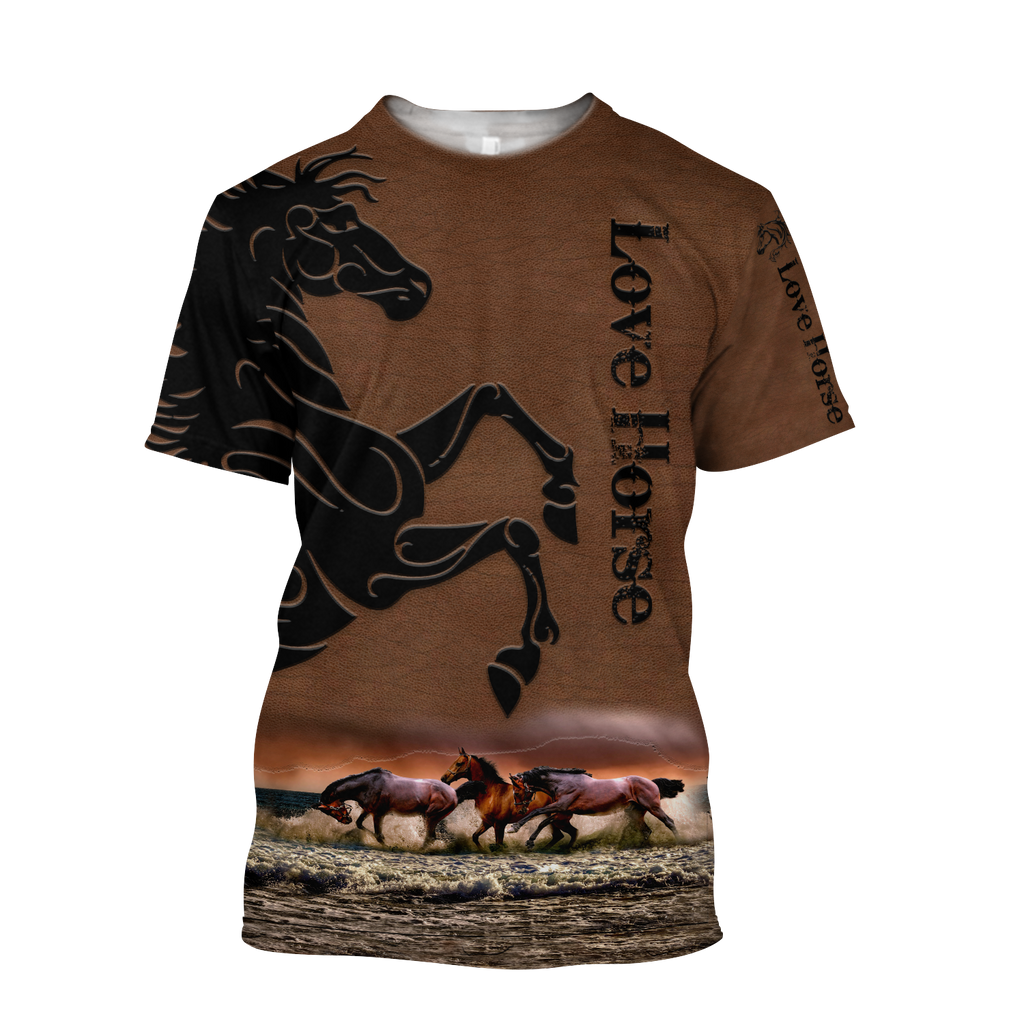 Love Horse 3D All Over Printed Shirts TNA11172002XT