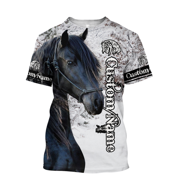 Personalized Beautiful Friesian Horse 3D All Over Printed Shirts For Men And Women TNA11172008