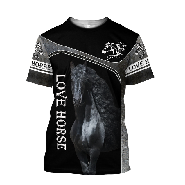 Love Friesian Horse 3D All Over Printed Unisex Shirts TNA11232002