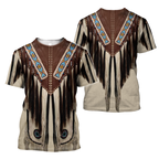 Native Cowboy Jacket No11 Cosplay 3D Over Printed Unisex Deluxe Hoodie ML