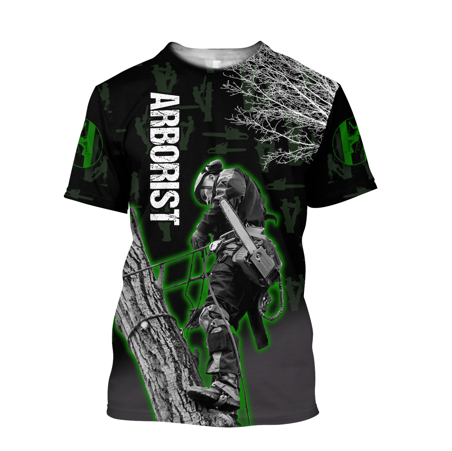 Premium Unisex All Over Printed Camo Arborist Shirts MEI