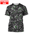 Green Eyes Skull Unisex T-shirt KL12112202