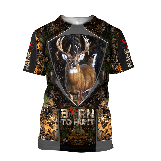 Premium Hunting for Hunter Custom Name 3D Printed Unisex Shirts