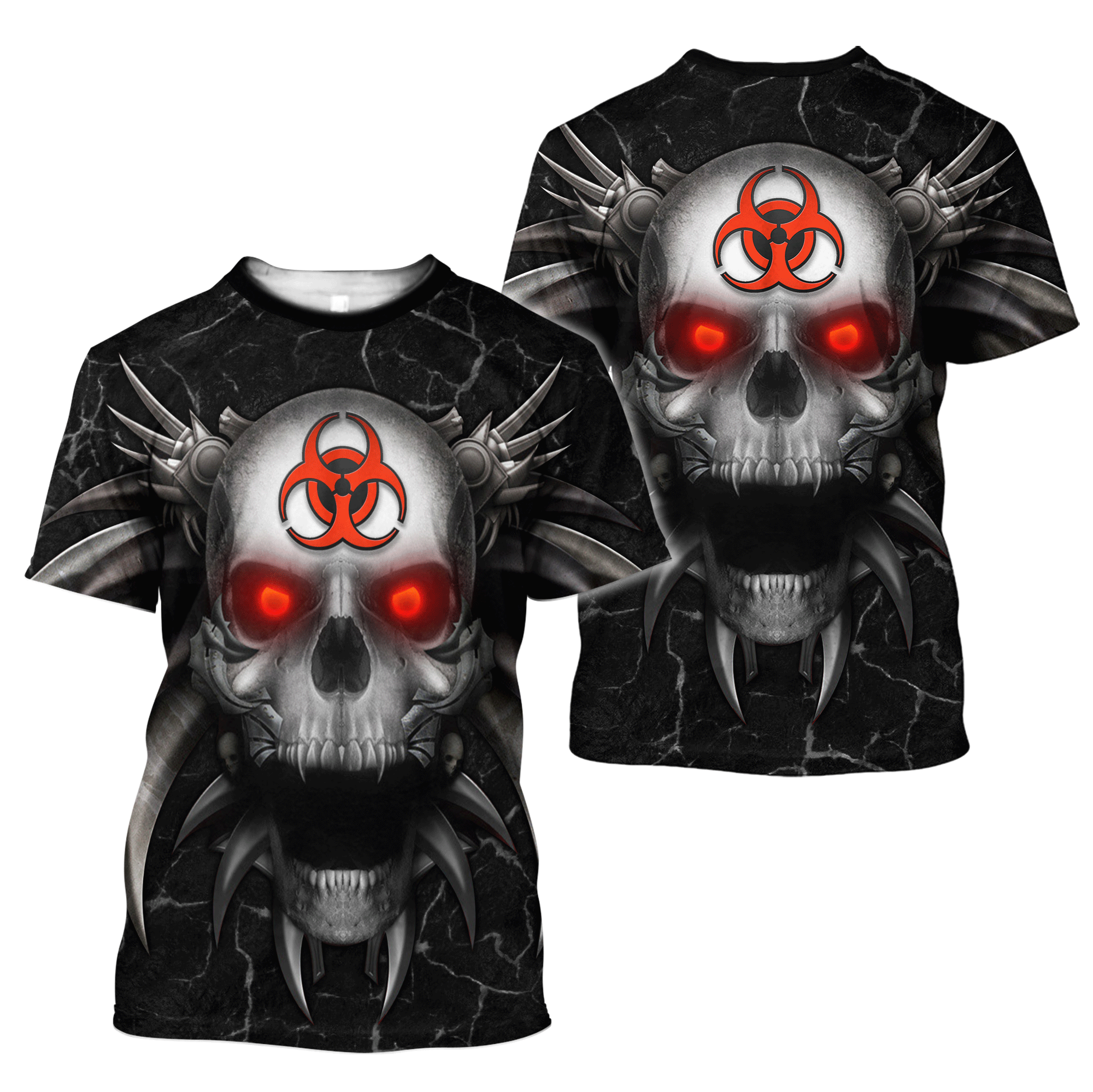 Metal Biohazard Skull Unisex T-shirt KL15112202