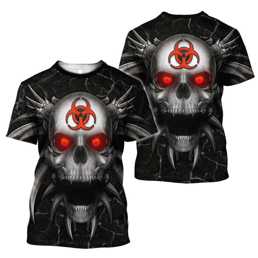 Metal Biohazard Skull Unisex T-shirt KL15112202