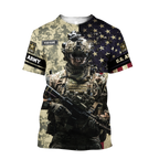 Army Customize Name 3D All Over Printed Shirts MH18112005