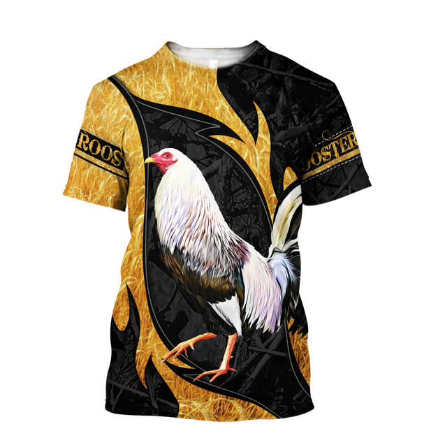 Premium Rooster 3D All Over Printed Unisex Shirts