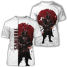 Premium 3D Printed Personalized Samurai Warrior Shirts MEI