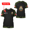 Personalized Name XT Canadian Armed Forces Pullover 3D All Over Printed Shirts PD15032102