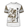 Personalized Name Rodeo 3D All Over Printed Unisex Shirts Cowboy Tattoo Ver 2