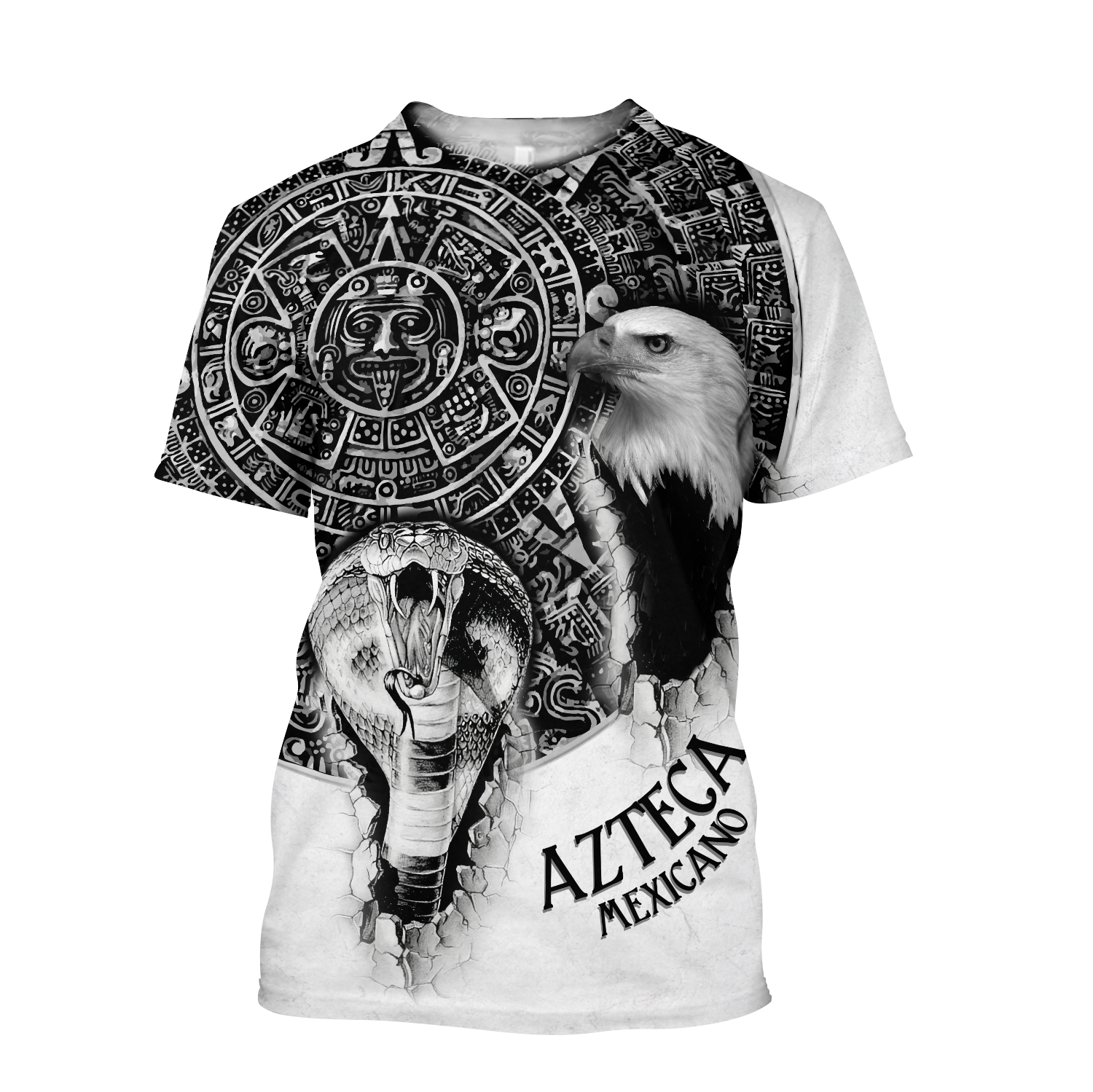 Azteca Mexicano 3D All Over Printed Unisex Hoodie