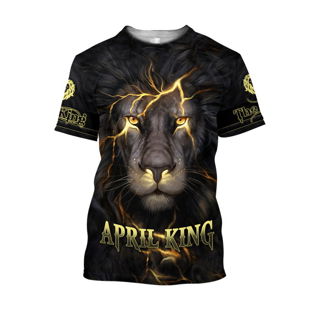 April Lion 3D All Over Printed Unisex Unisex Hoodie