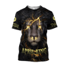 April Lion 3D All Over Printed Unisex Unisex Hoodie