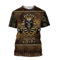 Pharaoh Skull Ancient Egypt 3D Shirts for men and women