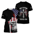 One Nation Under God 3D All Over Printed Unisex Shirts