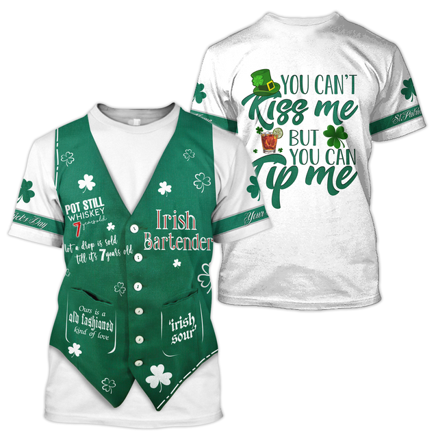 Premium Irish St.Patrick Day Customize 3D All Over Printed Unisex Shirts