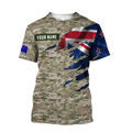 Remembrance New Zealand Camo Soldier 3D print shirts