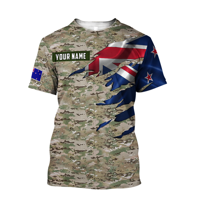 Remembrance New Zealand Camo Soldier 3D print shirts