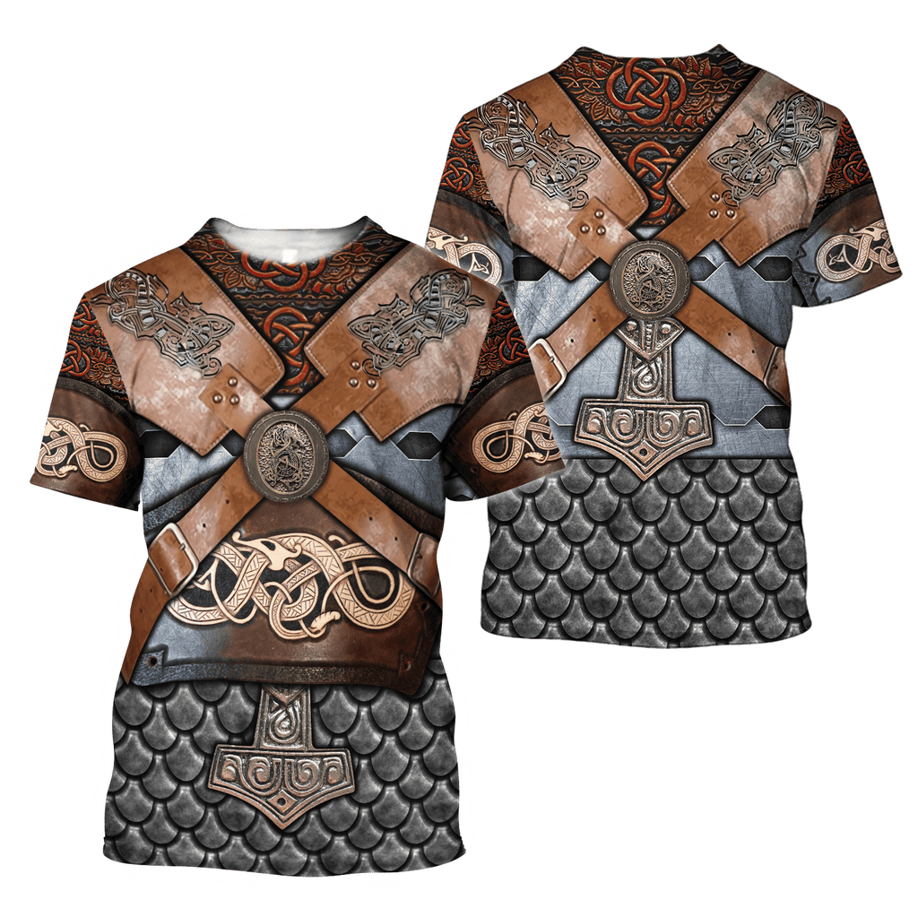 Viking Armor 3D All Over Printed Unisex Shirts