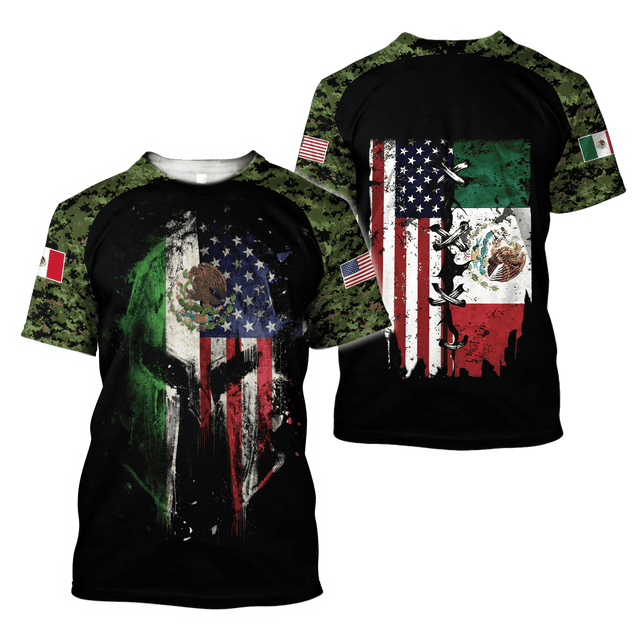 Mexico In My Vein 3D All Over Printed Unisex Shirts