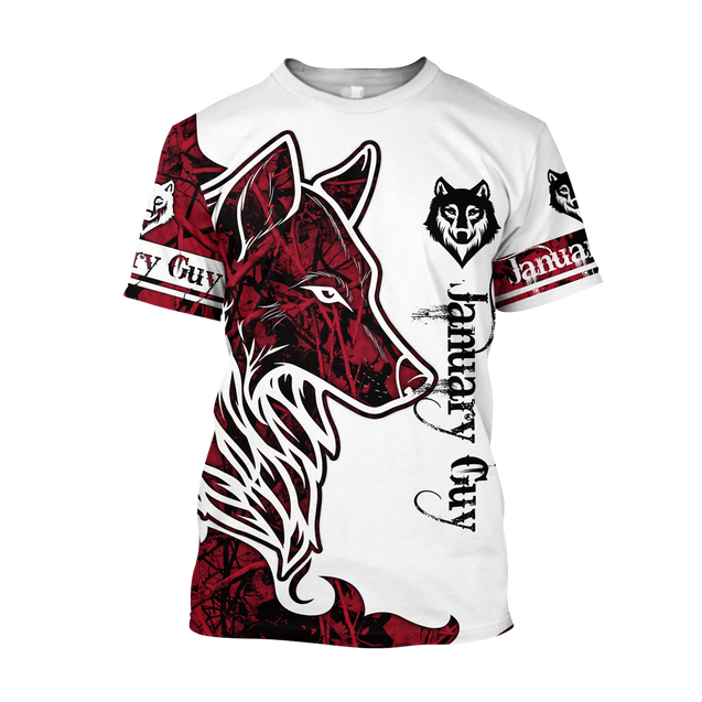 January Wolf 3D All Over Printed Shirts Pi112061